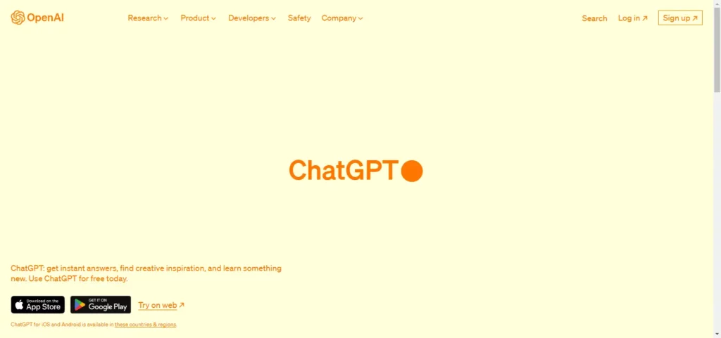 ChatGPT Website