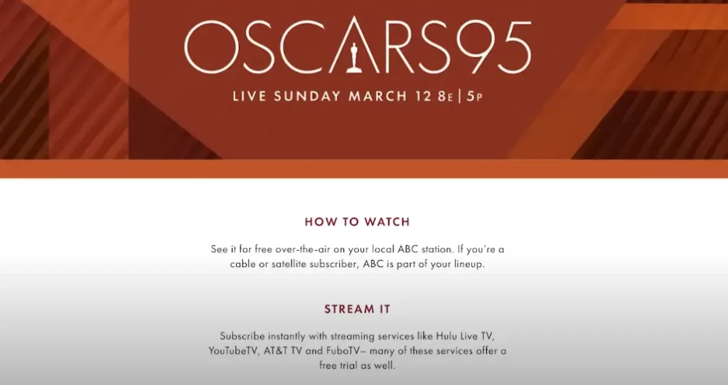 How to Watch the Oscars 2023 Without Cable
